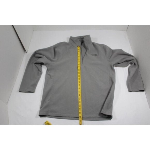 The North Face Light Weight Green Men's Pull Over  1/4 Zip Fleece Jacket M - Picture 13 of 16